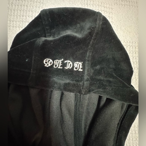 BCBGMaxAzria Y2K Black Rhinestone Bomber Jacket - Picture 13 of 15